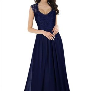 Navy blue  dress (size L)